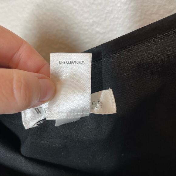 White House Black Market WHBM A-Line Skirt Mesh Embroidered 6 - Picture 6 of 6